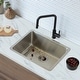 preview thumbnail 23 of 23, STYLISH 23 inches Dual-Mount Stainless Steel Single Bowl Kitchen Sink - 23" x 18" x 9"