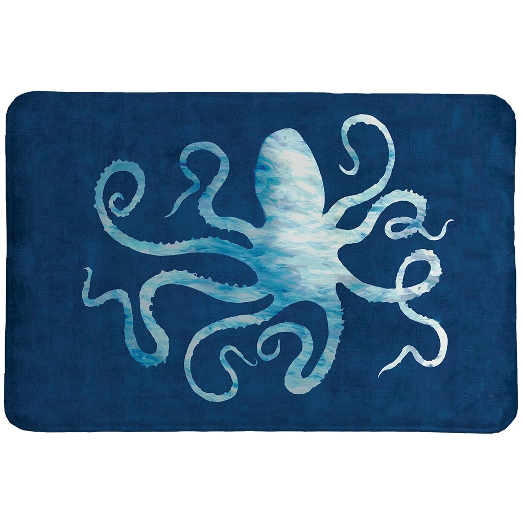 Fish Bathmat, Cabin Bathroom Rug, Sea Bath Mat, Beach House Bathroom  Accessories, Kids Bath Mat 