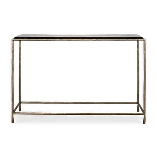 Uttermost Ovard Minimalist Metal Console Table - 52.00" W x 34.00" H x 13.00" D