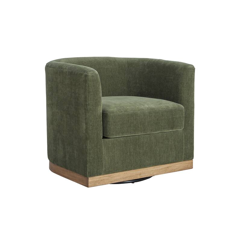 Signature Design by Ashley Jersonlow Forest Green Swivel Chair - 34" W x 31.25" D x 28.88" H