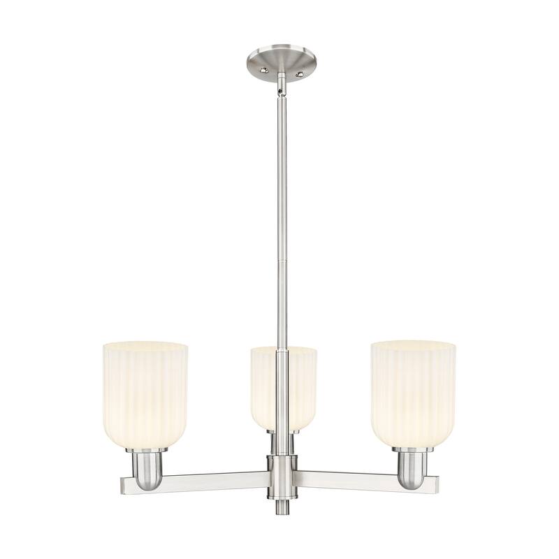 Innovations Lighting Downtown Urban - Bridal Veil - 3 Light 18" Chandelier
