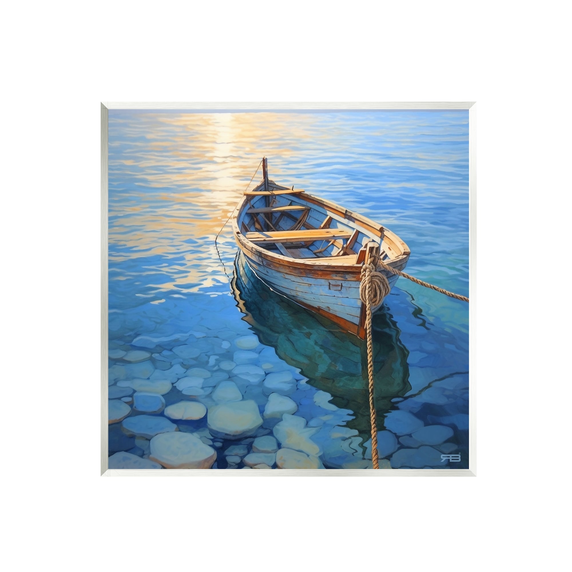 Stupell Rowboat & Pebbled Shore Wall Plaque Art Design by RB - On Sale -  Bed Bath & Beyond - 40015287