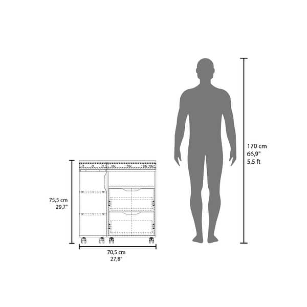 dimension image slide 0 of 4, Loris Extendable Desk with Two Drawers