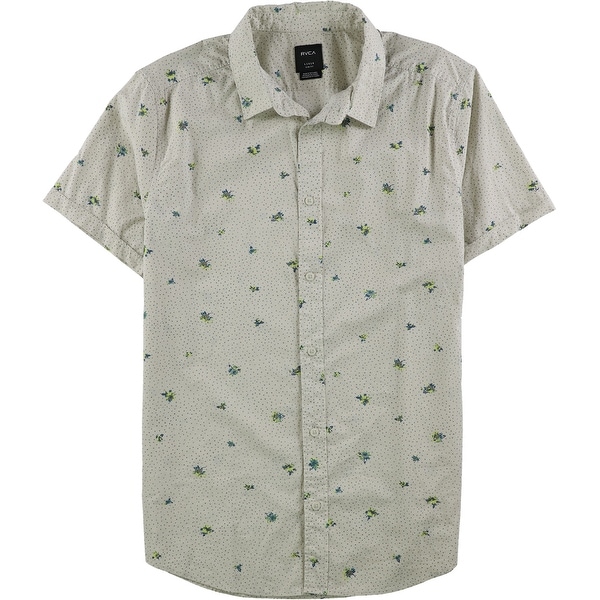 FRAME Mens Long Sleeve Tile Plaid Button Down Shirt Ivory Blue Size Medium