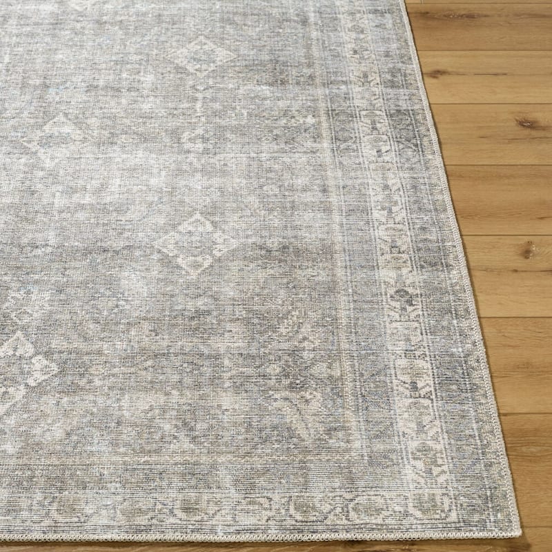 Livabliss Kemer Traditional Washable Area Rug