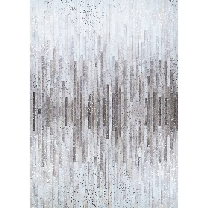 Steppe Nome Gray-Brown Area Rug - 2' x 3'7" - Gray/Brown - No Foil
