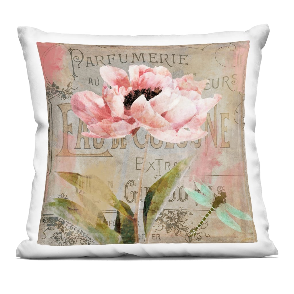 Stupell French Vintage Blossom Decorative Printed Throw Pillow Design by Sasha