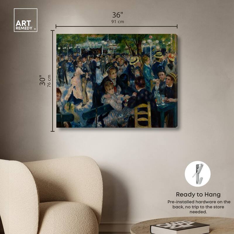 Dance Party Canvas by Art Remedy, Gallery Wrapped