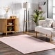 preview thumbnail 48 of 77, Nuloom Nia SuperiorWash Tile Faux Rabbit Machine Washable Area Rug 3' 9" x 6' - Blush - Rectangle