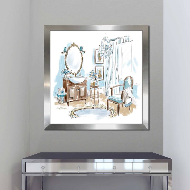 "Blue Opulence II" by Carol Robinson Print on Acrylic