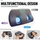 preview thumbnail 3 of 5, Ear Hole Piercing Pillow for Ear Pain, Side Sleeping, Ear Guard Protector, CNH, Tinnitus Support Neck Head - Gray