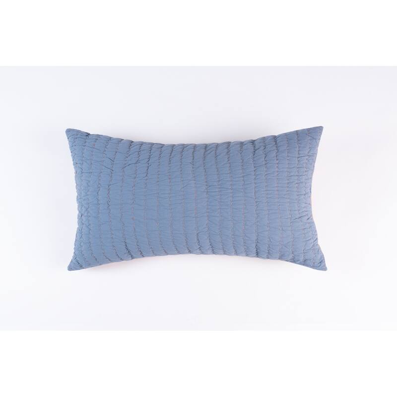 Twain Sham, Brick/Charcoal, Euro
