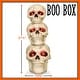 preview thumbnail 5 of 4, Stacked Skulls with LED Eyes and Sound 275in Scary Halloween Decor
