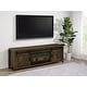 preview thumbnail 2 of 13, Enfield 71-Inch TV Stand Fireplace Media Console Dark Pine