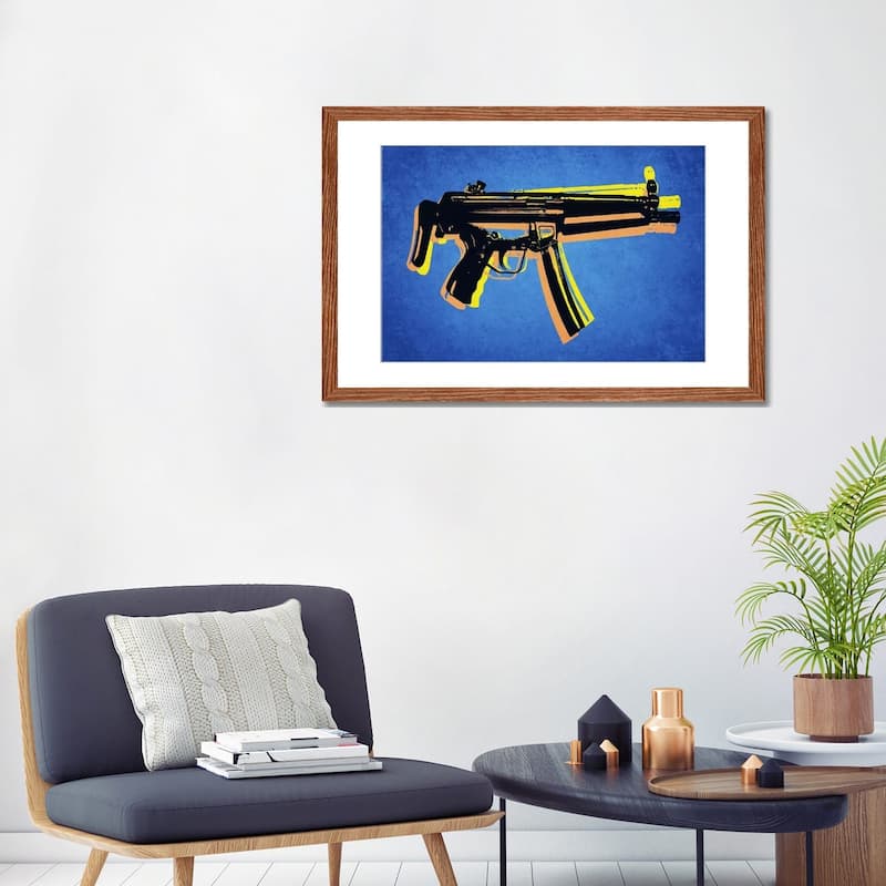 iCanvas "MP5 Sub Machine Gun" by Michael Tompsett