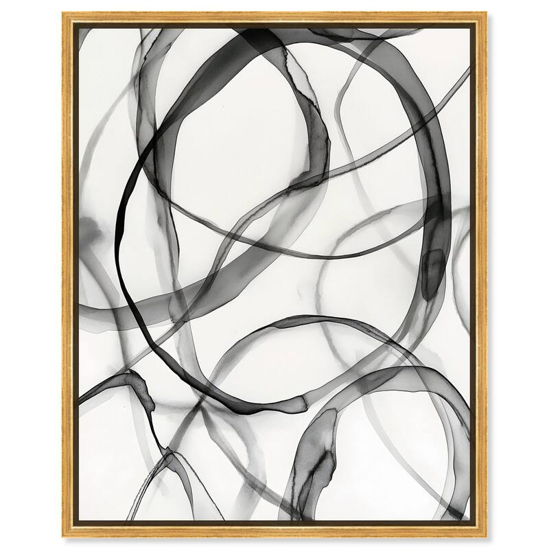 Dynamic Interplay II Canvas by Art Remedy - Gold - 20" x 24"