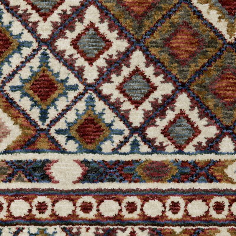 HomeRootsDiamond Bohemian Runner Area Rug