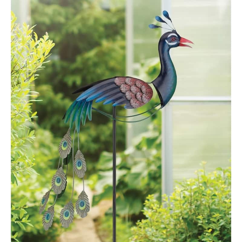 Ball Rocker Stake - Peacock