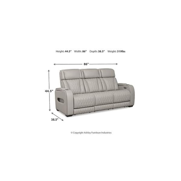 dimension image slide 1 of 3, Signature Design by Ashley Boyington 3-Piece Upholstery Package - 86" W x 40" D x 44.5" H