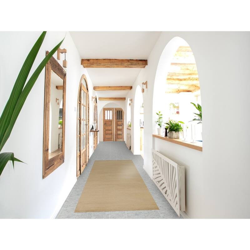 Solid Gabbeh Modern Runner Rug Handmade Wool Carpet - 2'9"x 9'8"