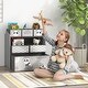 preview thumbnail 9 of 16, Kids Storage Unit Toy Organizer with 6 Storage Bins