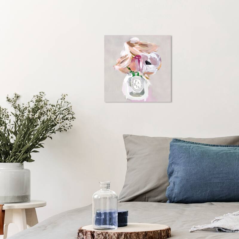 Wynwood Studio Canvas Fashion and Glam Scented Waters White and Beige Glam Wall Art Canvas Print - 12 x 12