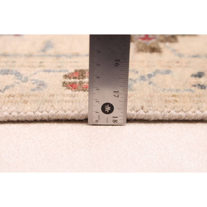 ECARPETGALLERY Hand-knotted Heritage Light Khaki Wool Rug - 8'2 x 10'0