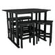 preview thumbnail 3 of 53, Lehigh 6-Piece Outdoor Balcony Set - Bar-height