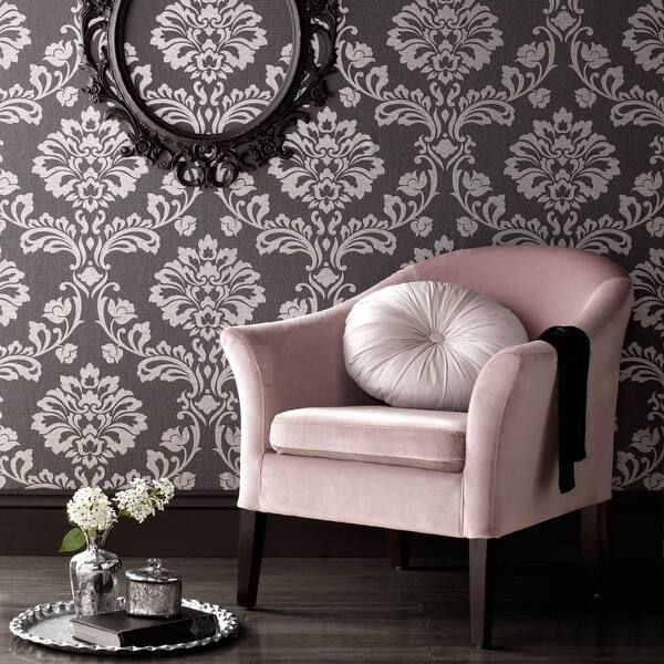 Shop Graham And Brown 20 708 Aurora Damask Vinyl Non Pasted