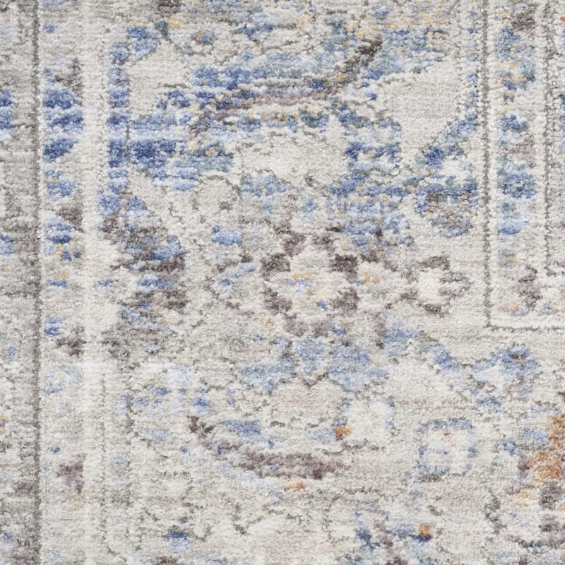 Nige Power Loomed Distressed Area Rug By HomeRoots - 12' Runner