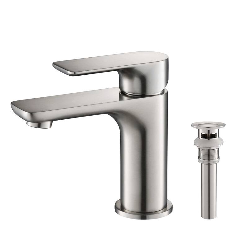 Tender Single Handle Bathroom Sink Faucet - Brushed Nickel
