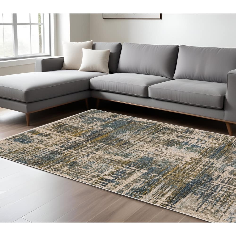 HomeRootsAbstract Modern Runner Area Rug