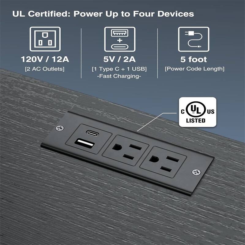 Nightstand with Charging Station