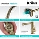 preview thumbnail 62 of 124, Kraus Artec 2-Function Commercial Pulldown Pot Filler Kitchen Faucet