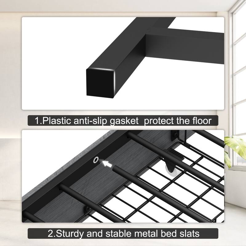 Twin Corner Daybed with Storage Drawers, Bookcase Headboard, LED Lighting & USB Charging Station