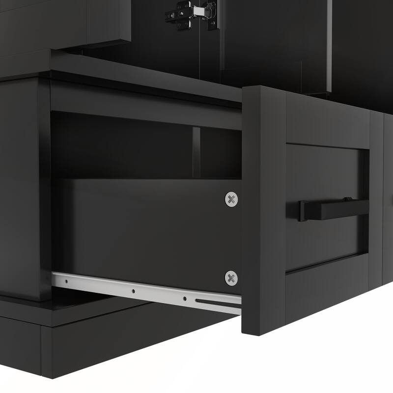 78.7IN H Hall Tree with Bench and 5 Storage Cubbies