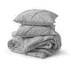 preview thumbnail 9 of 31, 3 Piece Reversible Pintuck Pinch Pleat Comforter Set, Bedding Set for All Season