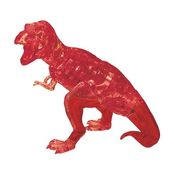 slide 2 of 8, 3D Crystal Puzzle - T-Rex Red - 49 Pcs - N/A