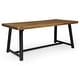 preview thumbnail 19 of 18, Roomfitters Outdoor Expandable Dining Set 7 Piece Acacia Wood Table Stackable Chairs