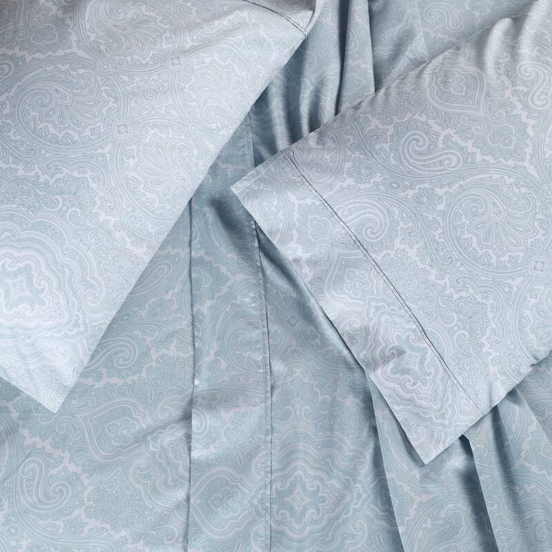 Superior Italian Paisley Cotton Blend 600 Thread Count Bed Sheet Set