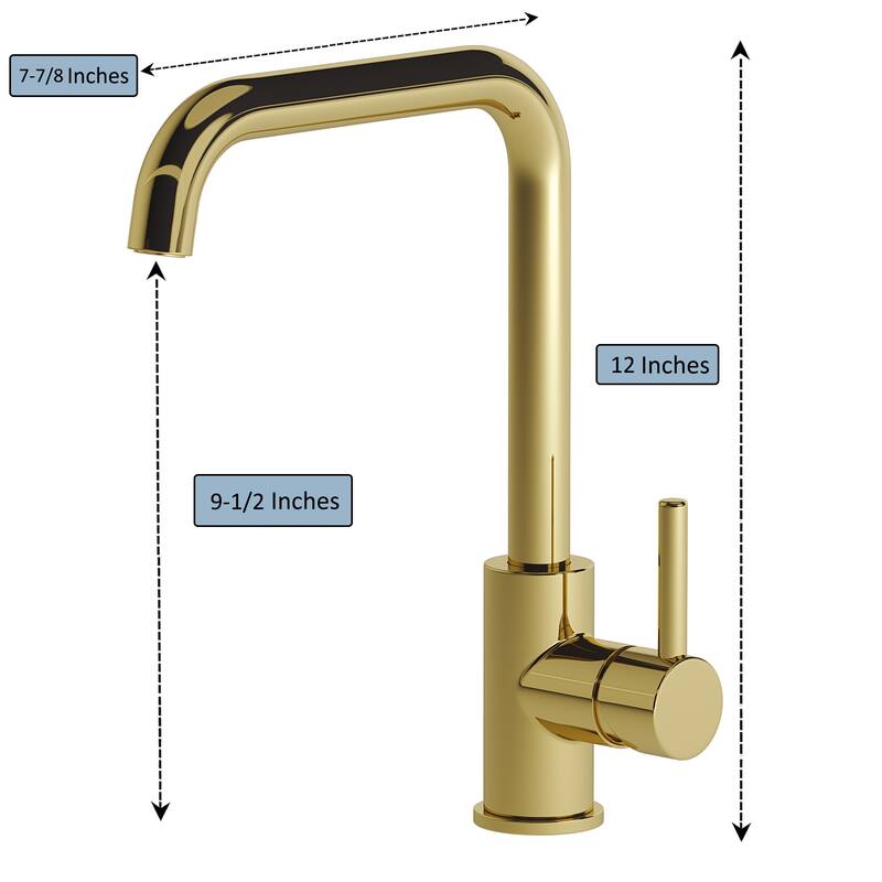 Dowell Series 8002/008 Single Handle Kitchen Faucet