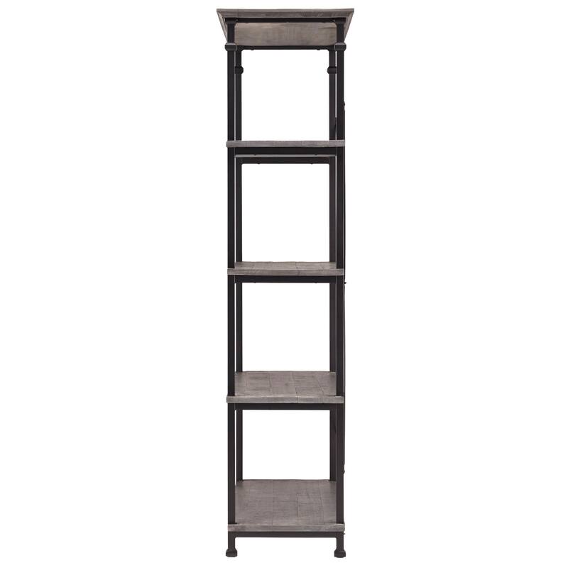 Myra Vintage Industrial Rustic 40-inch Bookcase by iNSPIRE Q Classic