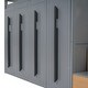 preview thumbnail 15 of 17, Twin Size Loft Bed with 4 Large Retractable Wardrobes, Storage Stair and Side Storage Compartments for Kids Boys Girls, Grey