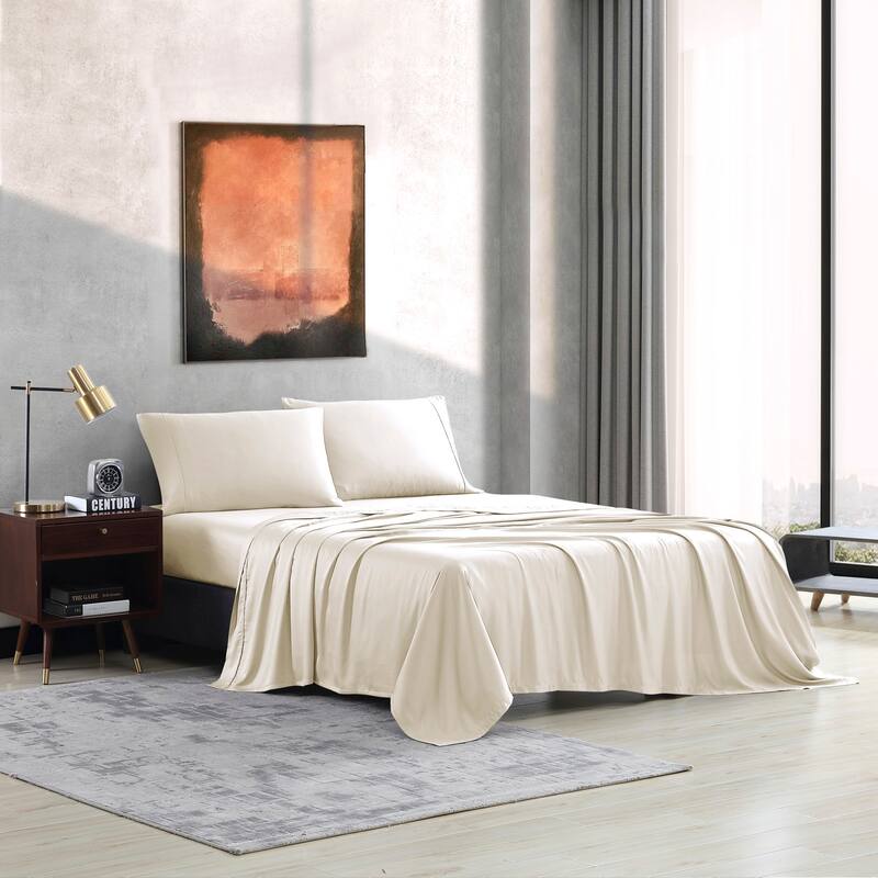 Valeron TENCEL™ Modal Sateen Sheet Set - Ivory - King