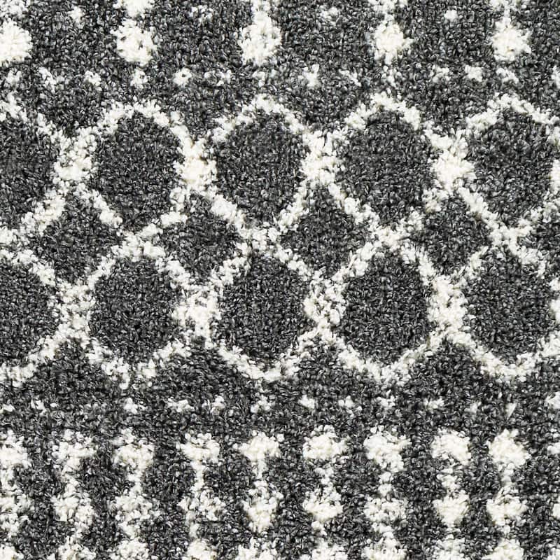 Jai Moroccan Stripe Plush Area Rug