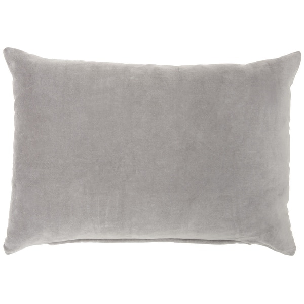 Solid Gray Casual Throw Pillow Solid Gray Casual Throw Pillow