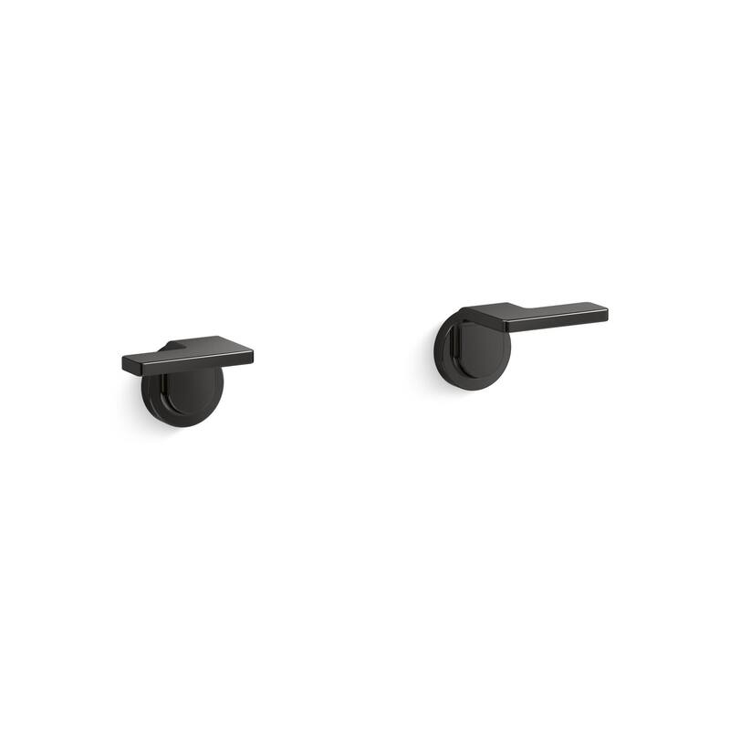 Kallista P34239-LV Guise Collection Lever Handles - Polished Graphite