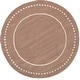 preview thumbnail 81 of 130, SAFAVIEH Handmade Bella Alverta Dotted Border Wool Rug 3' Round - Beige/Ivory - Round