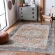 preview thumbnail 47 of 118, Hauteloom Manhattan Machine Washable Oriental Persian Medallion Vintage Distressed Area Rug