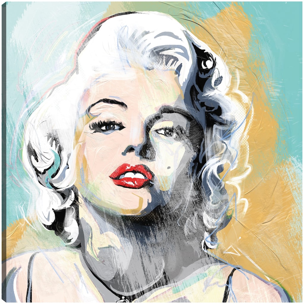 Marilyn Portrait I By Studio Arts Canvas Art Print